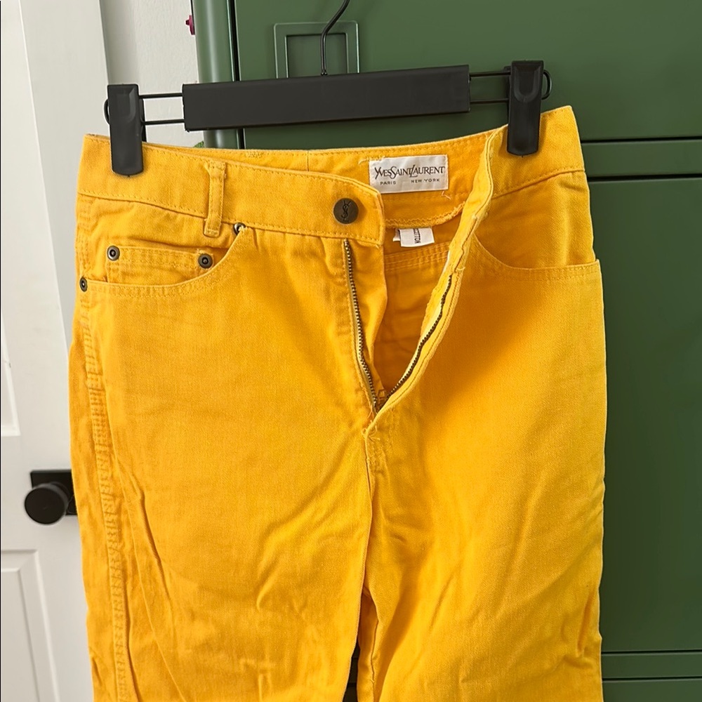 Yves Saint Laurent Sunlit Yellow Pants